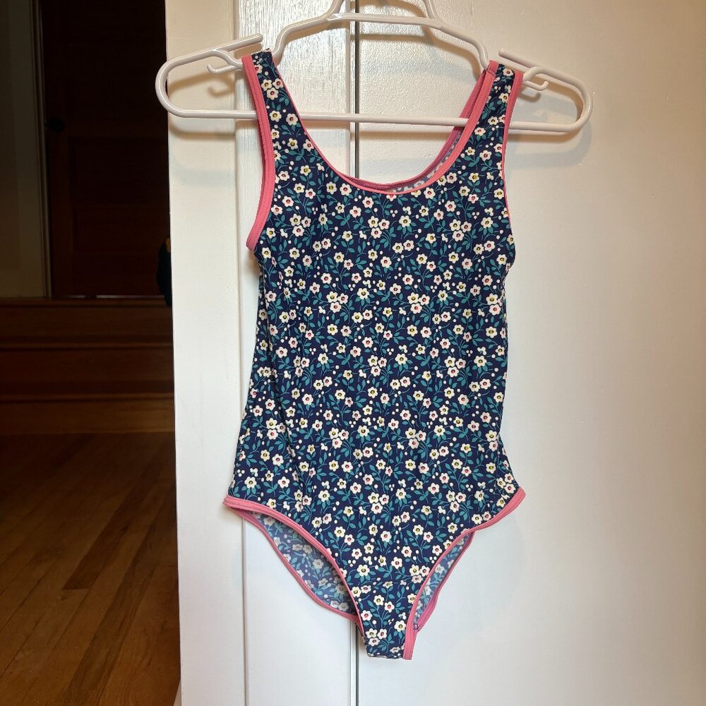 Mini Boden Kids' flower swimsuit